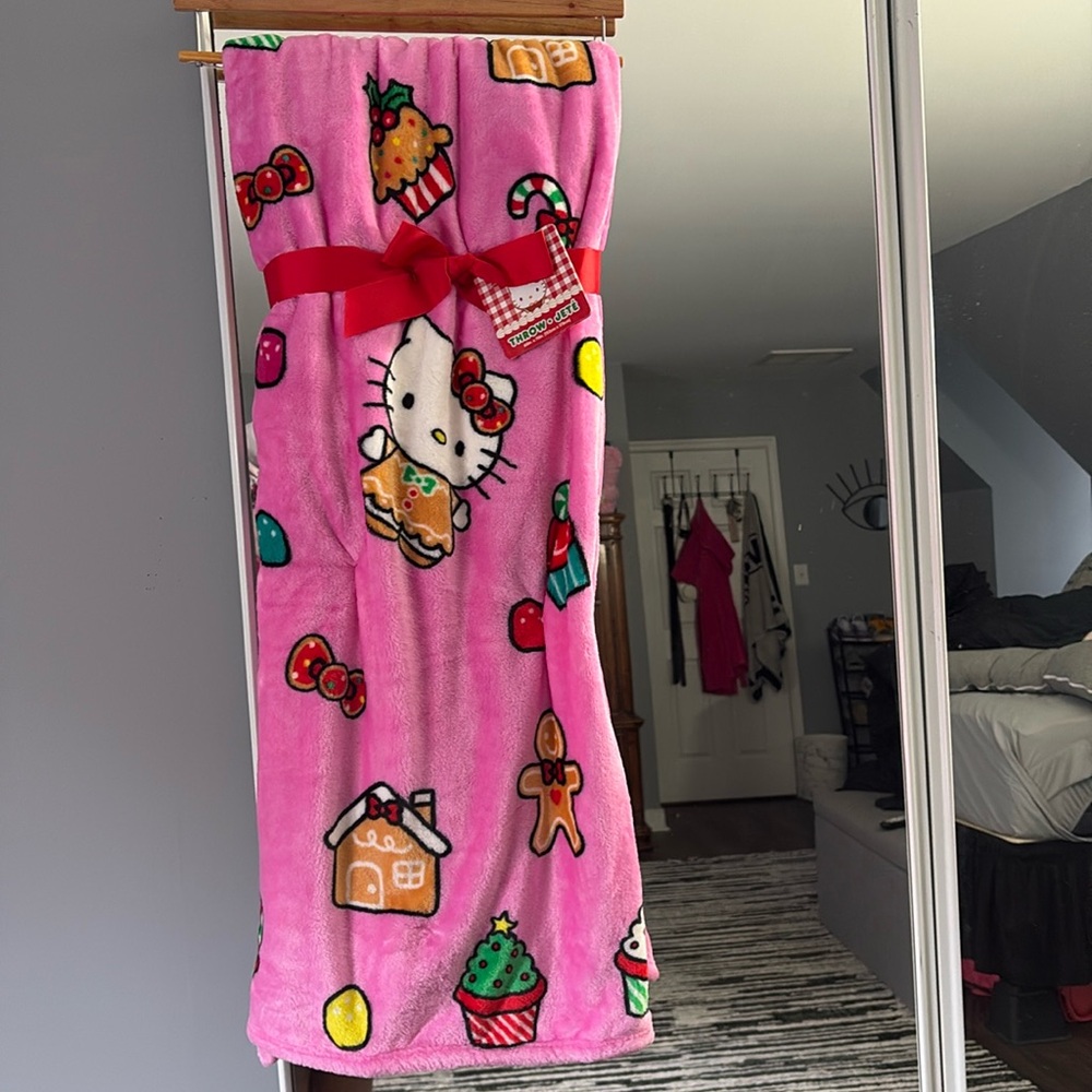💕🎄Hello kitty Christmas blanket🎄💕